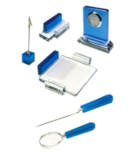 Set Birou Cristal G-blue
